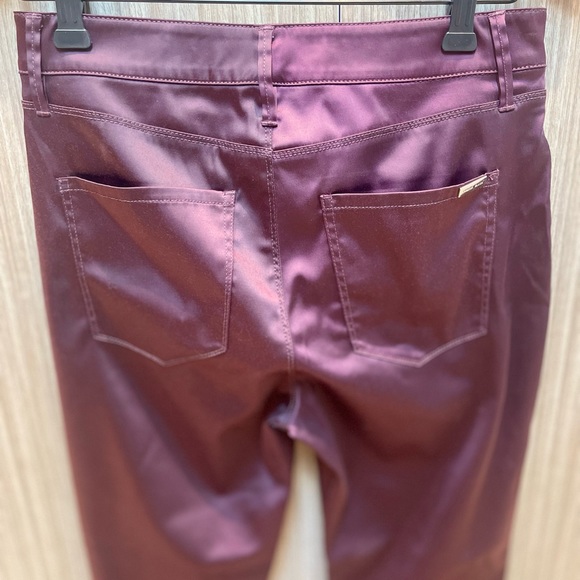 Cranberry Satin Pants - Picture 2 of 7